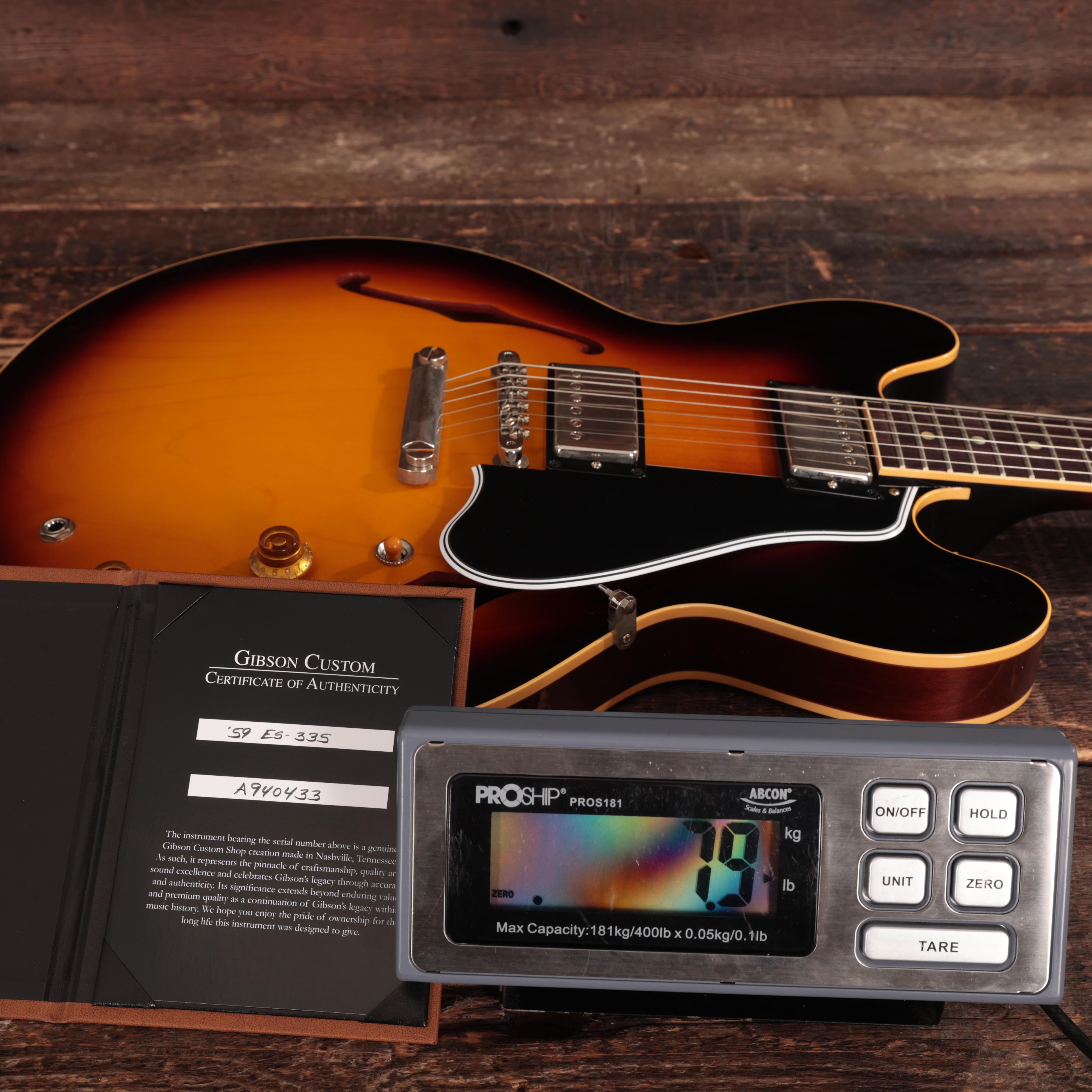 Gibson Custom Shop 1959 ES-335 Reissue VOS in Vintage Burst